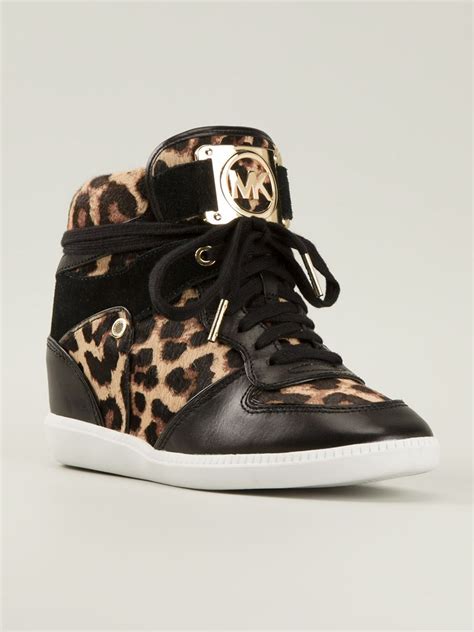 michael kors sneakers animal print|Michael Kors animal print shoes.